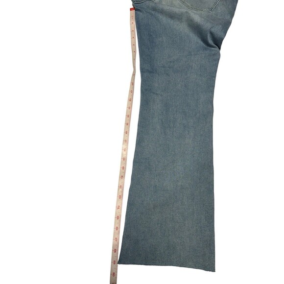 NEW! Time & True Raw Hem Distressed Mid Rise Bootcut Regular Size 18 Light Wash - Picture 11 of 12